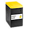 Collecteur modulaire WSB pour tri sélectif, 15 lites, 200 x 300 x 350 mm, bac noir et couvercle jaune