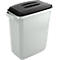 Collecteur pour tri sélectif, 60 L, avec couvercle, noir
