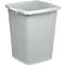 Collecteur pour tri sélectif, 90 L, sans couvercle, gris