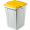 Collecteur pour tri sélectif DURABIN®- 90 L - gris avec couvercle jaune
