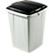 Collecteur pour tri sélectif DURABIN®- 90 L - gris avec couvercle noir