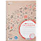 Collegeblock LANDRÉ Recycling, 80 Blatt, DIN A4+, 70 g/m², 4-fach gelocht, Spiralbindung, OPTIK PAPER®, kariert, Rand links, mehrfarbig