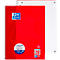 Collegeblock Oxford A4+, 80 vellen, 90g/m², 4x geperforeerd, marge rechts &amp; links, geruit, 10 stuks