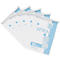 Collegeblok, geruit, 5 stuks, A6