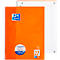 Collegeblok Oxford A4+, 80 vellen, 90g/m², 4x geperforeerd, marge rechts &amp; links, gelijnd, 10 stuks