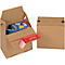 ColomPac carton pliable Eurobox S, fermeture autocollante &amp; fil d'arrachage, pliage en Z, peut être combiné avec des palettes Euro, extérieur L 150 x l 100 x H 150 mm, intérieur L 95 mm, 20 pièces, carton ondulé, brun