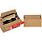 ColomPac carton pliable Eurobox S, fermeture autocollante &amp; fil d'arrachage, pliage en Z, peut être combiné avec des palettes Euro, extérieur L 200 x l 150 x H 100 mm, intérieur L 145 mm, 20 pièces, carton ondulé, brun