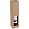ColomPac SAWP wijnkarton, voor 1 fles, L 93 x B 93 x H 374 mm, golfkarton, kraftbruin, 10 stuks