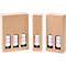 ColomPac SAWP wijnkarton, voor 2 flessen, L 182 x B 93 x H 374 mm, golfkarton, kraftbruin, 10 stuks