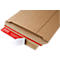 ColomPac verzendzak van golfkarton, geoptimaliseerd voor DHL, 250 x 350 x 80 mm, 20 stuks