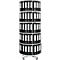 Colonne de dossiers rotatifs à 5 niveaux + 20 dossiers Schäfer Shop Select DIN A, 80 mm noir, gratuits