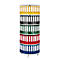 Colonne rotative à 5 étages pour classeurs à levier, sans classeur à levier, H 1930 mm