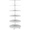 Colonne rotative à 6 étages pour classeurs à levier, sans classeur à levier, H 2280 mm