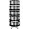 Columna de archivo giratoria de 5 niveles + 40 archivadores de palanca Schäfer Shop Select DIN A4, 80 mm negro GRATIS