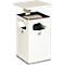 Combi-asbak B42, met dak, incl. binnenwerk, wit