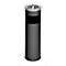 Combi-asbak D20, antiek zilver