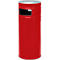 Combi-asbak H 100, rood