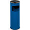 Combi-asbak, H 610 mm, blauw