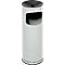 Combi-asbak, H 610 mm, lichtgrijs