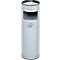 Combi-asbak, H 660 mm, zilver