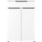 Combinatiekast Porto, 1 lade, 2 deuren en 2 legplanken, 2 OH, B 810 x D 400 x H 1200 mm, wit