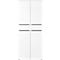 Combinatiekast Porto, 1 lade, 4 deuren en 3 legplanken, 4 OH, B 810 x D 400 x H 1970 mm, wit