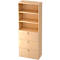 Combinatiekast TOPAS LINE, 6 dossierhoogtes, legbord en hangmappensysteem, decor ahorn/mapeldoorn