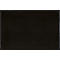 Black doormat with rectangular pattern and dark border.