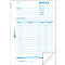 Commandes n° 1406 AVERY® Zweckform, blanc/blanc, 2 feuilles vierges, 1 feuille de papier carbone