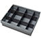 Compartiments, 3 x profondeur, 2 x largeur pour tiroir H 65