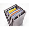 Compartiments à documents pour les sacs à dos de bureau/boîtes de bureau de la série Sigel Move It, structure à 4 compartiments, L 245 x l 340 mm, polyester, gris
