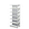 Complete stelling PROGRESS 500 T, aanbouwsectie, met achterwand, H 2250 x B 960 x D 440 mm