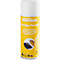 A can of compressed air cleaner with a yellow label and white lid. The label reads "Druckgas-Reiniger".