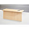 Comptoir d'accueil Come-In, 1 étagère, droit, largeur 1600 mm, blanc/érable 