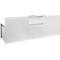 Comptoir d'accueil Come-In, 1 étagère, droit, largeur 2400 mm, blanc/blanc