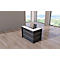 Comptoir d'accueil d'angle Faro - L 1500 x P 950 x H 1080 mm - anthracite