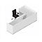 Comptoir en angle Basic C, l. 1676 x P 3276 mm (total)