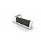 Comptoir en angle Spezia, l. 3655 x P 2055 x H 1130 mm, noyer Canaletto/blanc