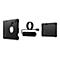 Compulocks Plus Hub VESA Box Black - Dockingstation - USB-C - HDMI - 10Mb LAN