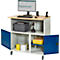 Computer-Station Typ 6001, B 1100 x T 800 x H 1100 mm, fahrbar