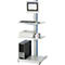 Computerstandaard type 6018, B 650 x D 650 x H 1850 mm, stationair