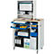 Computerstation type 6018, B 1030 x D 660 x H 1810 mm, verrijdbaar