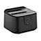 Conceptronic DONN12B Dual Bay - HDD-Dockingstation mit Ein/Aus-Schalter Schächte: 2 - 2,5' / 3,5' gemeinsam genutzt (6,4 cm/8,9 cm gemeinsam genutzt) - SATA - USB 3.0 - Schwarz