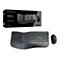 Conceptronic Orazio Ergo kabelloses, ergonomisches Tastatur- und Maus-Set in Schwarz.
