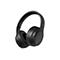 Schwarze kabellose Over-Ear-Kopfhörer vor weißem Hintergrund.