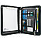 Conférencier WEDO Elegance, DIN A4, simili cuir/nylon, avec bloc-notes, noir