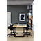 Conferentietafel FRED, U-vormig stalen frame, B 1800 x D 900 x H 750 mm, massieve wilde eik, geolied