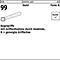 Conische handgreep DIN 99 N 50 M6, staal, schuine handgreepas, Ø 50 mm, draadbevestiging, 10 stuks