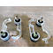 Connecteur pour tables de conférence mobiles - l. 1400-1800 x P 800 mm -set de 4 pièces