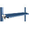 Console de rangement inclinable Manuflex, pour séries Universal ou Profi, profondeur utile 195 mm, pour largeur de table de 1500 mm, bleu brillant
